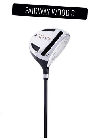 Spalding Future set de golf junior (120-130 cm), rojo