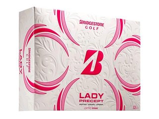 Bridgestone Lady Precept pelotas de golf para mujer, rosas