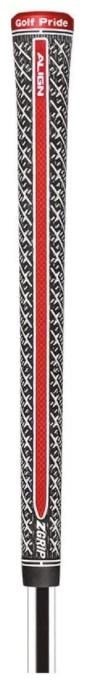 Golf Pride Z-Grip Cord Align grip MIDSIZE, negro/blanco/rojo