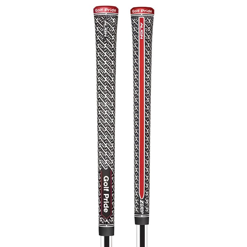Golf Pride Z-Grip Cord Align grip MIDSIZE, negro/blanco/rojo