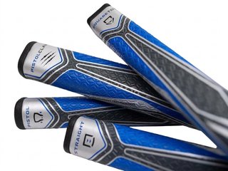Lamkin SINKFIT PU Squaretop putter grip, negro/azul