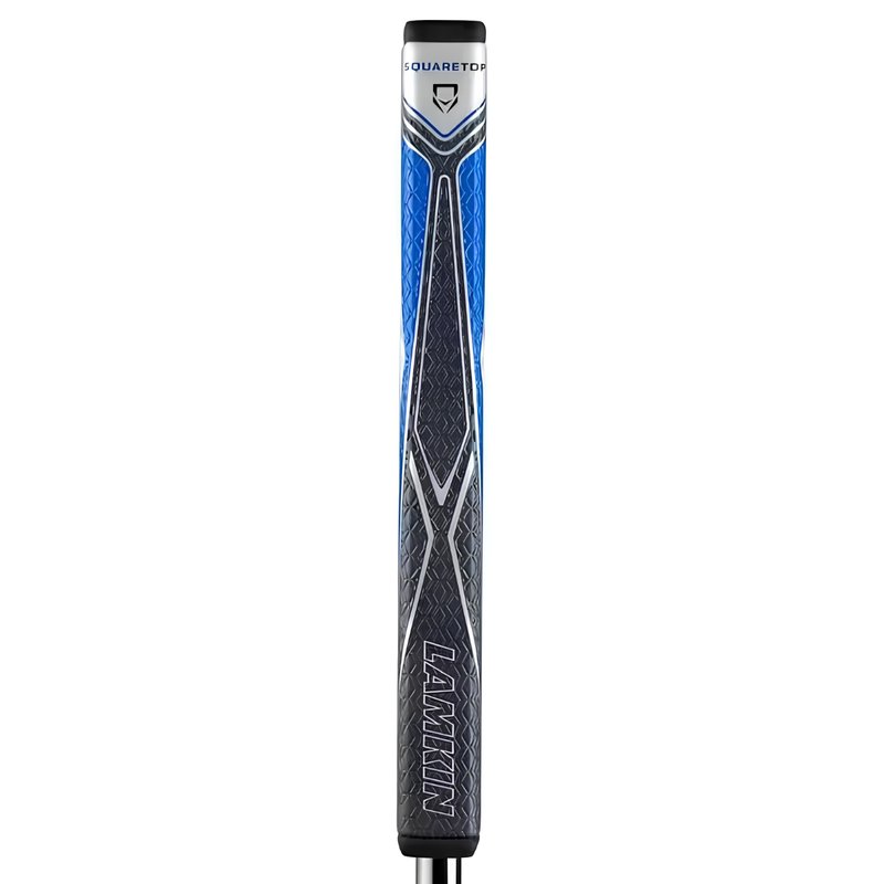 Lamkin SINKFIT PU Squaretop putter grip, negro/azul