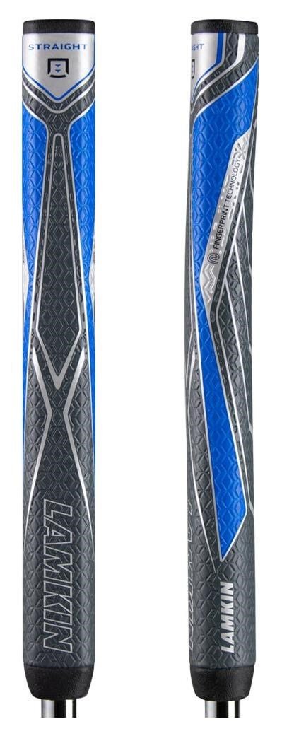 Lamkin SINKFIT PU Straight grip de putter, negro/azul