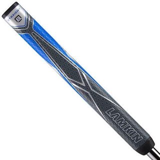 Lamkin SINKFIT PU Straight grip de putter, negro/azul