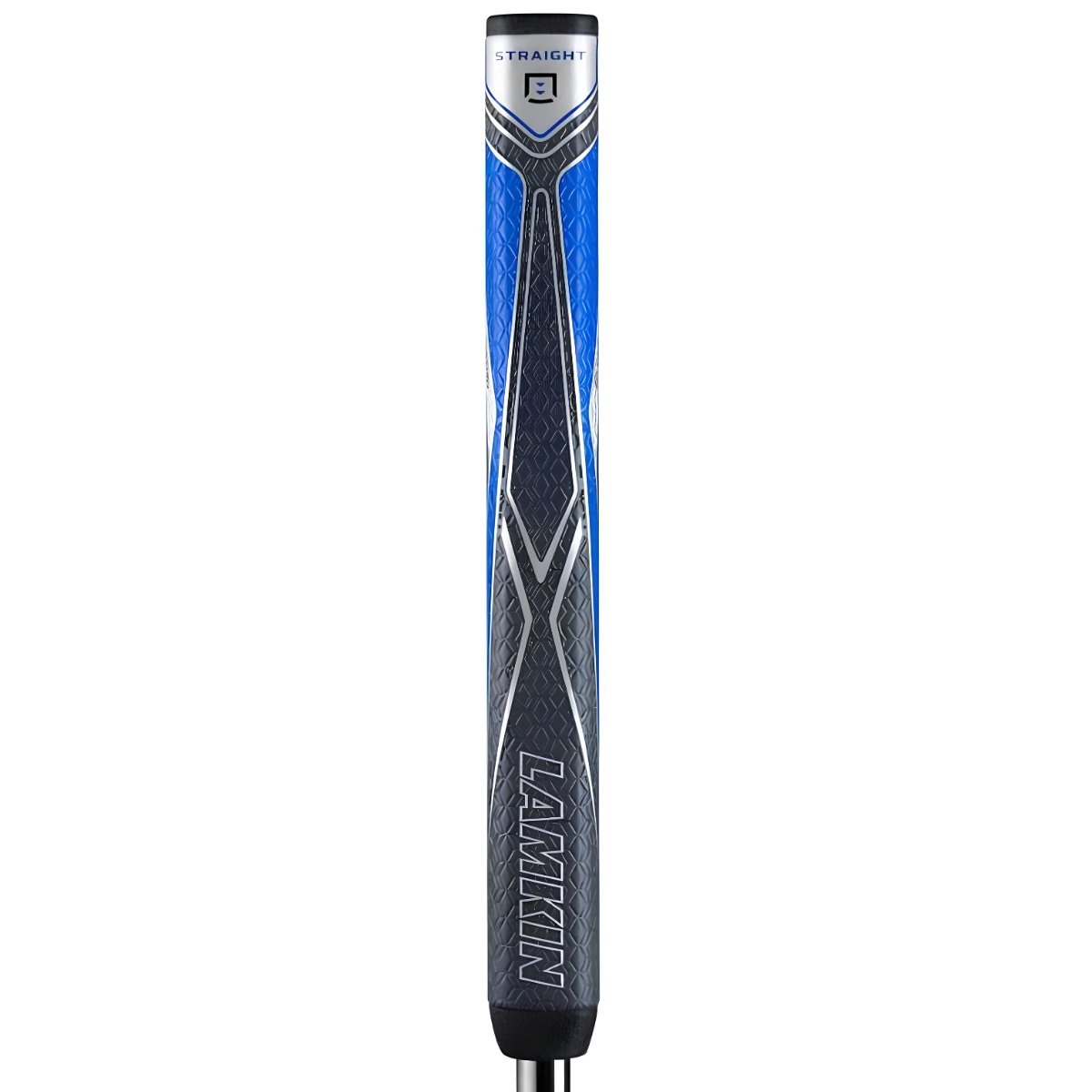 Lamkin SINKFIT PU Straight grip de putter, negro/azul