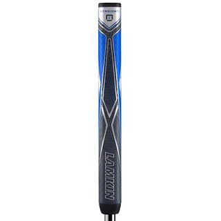 Lamkin SINKFIT PU Straight grip de putter, negro/azul