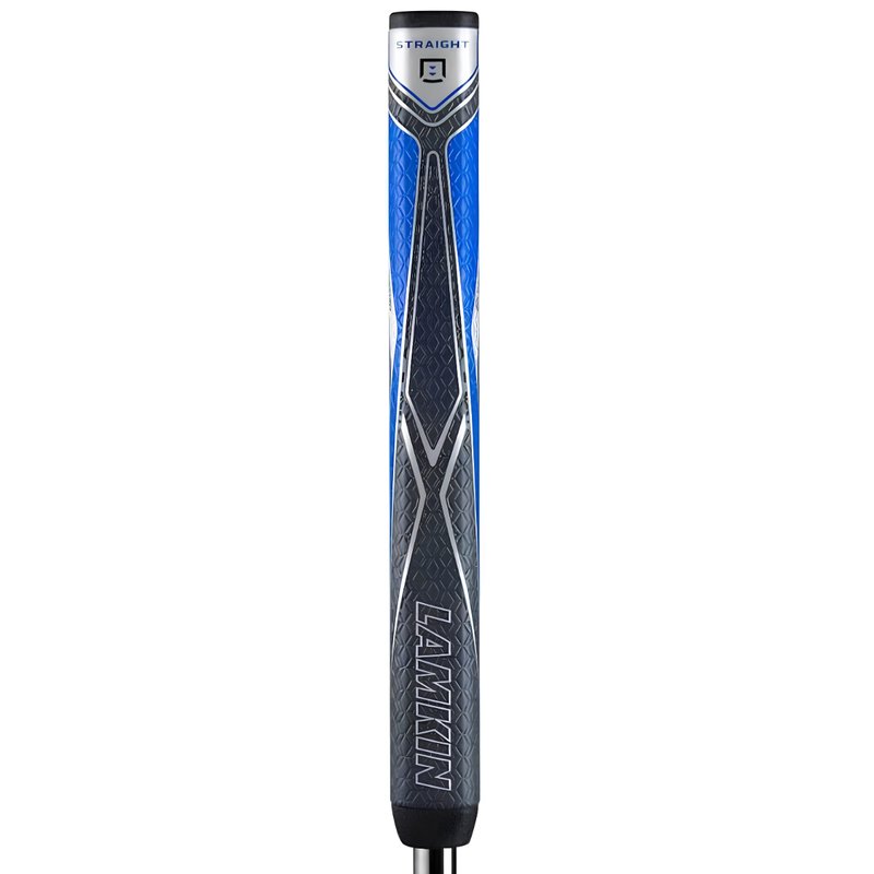 Lamkin SINKFIT PU Straight grip de putter, negro/azul