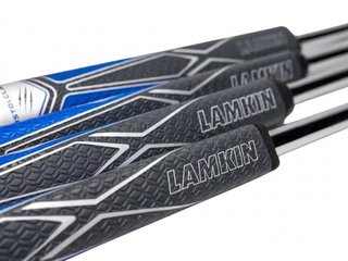 Lamkin SINKFIT PU Pistol grip de putter, negro/azul