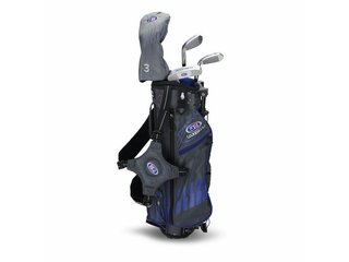 U.S. Kids Golf UL45 (114cm) WT25-s 4-Club junior set de golf 2022, grafito + stand bag, gris/azul