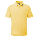 FootJoy Stretch Pique Solid polo de hombre, amarillo