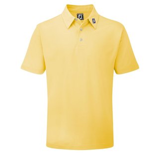 FootJoy Stretch Pique Solid polo de hombre, amarillo