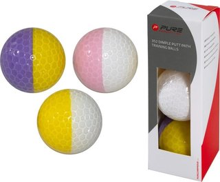 Pure 2 Improve Alignment pelotas de golf (3 pelotas)
