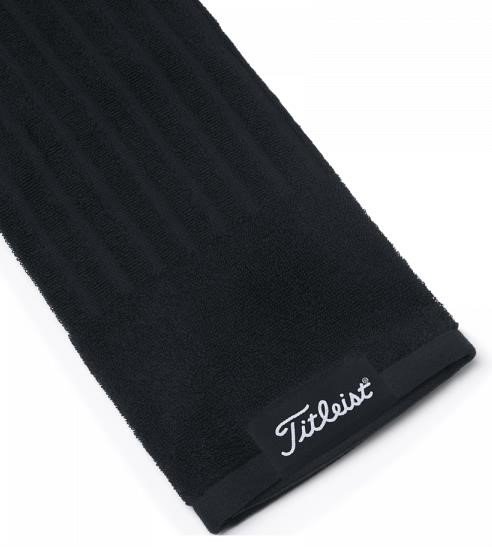 Titleist Tri-Fold toalla de golf, negra