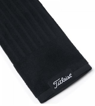 Titleist Tri-Fold toalla de golf, negra