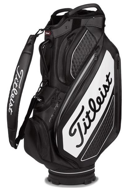 Titleist Tour Series Premium Stadry staff bag, negro/blanco