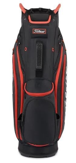 Titleist Cart 14 cart bag, negro/negro/rojo