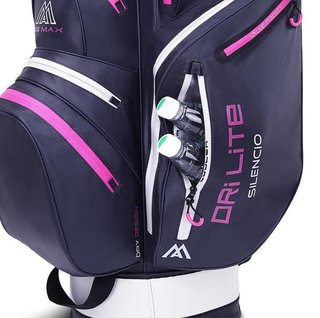 Big Max Dri Lite Silencio 2 Organizer bolsa de carro, steel blue/silver/fuchsia