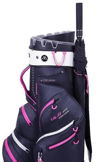 Big Max Dri Lite Silencio 2 Organizer bolsa de carro, steel blue/silver/fuchsia