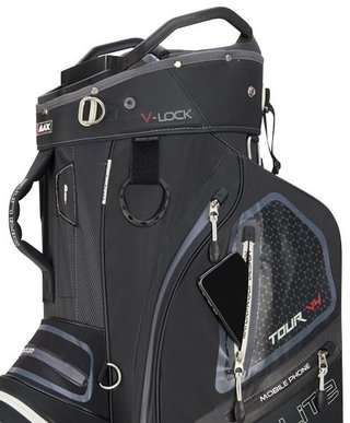 Big Max Dri Lite V-4 Organizer bolsa de carro, negro