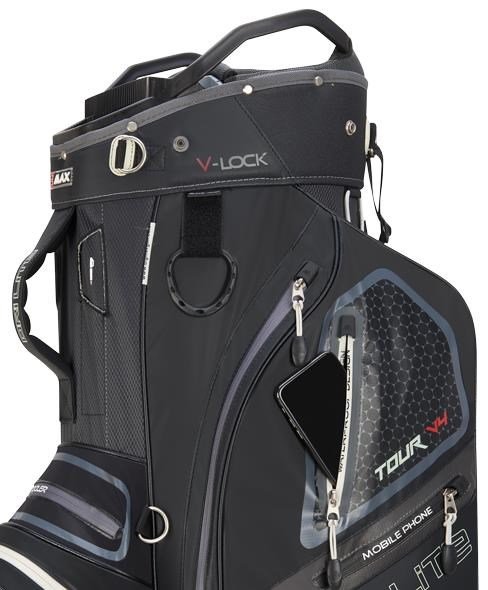 Big Max Dri Lite V-4 Organizer bolsa de carro, negro