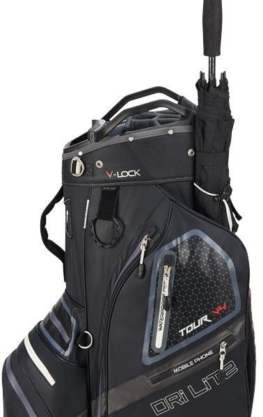 Big Max Dri Lite V-4 Organizer bolsa de carro, negro