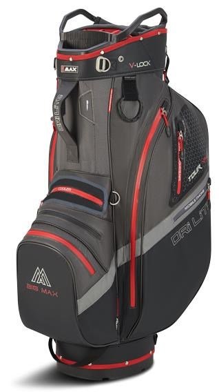 Big Max Dri Lite V-4 Organizer bolsa de carro, carbón/negro/rojo