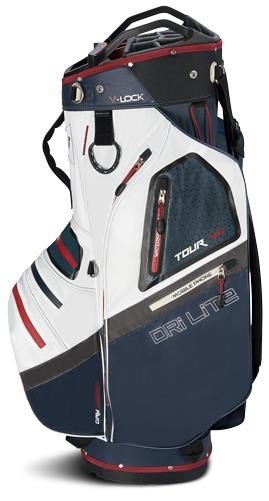 Big Max Dri Lite V-4 Organizer bolsa de carro, blueberry/white/merlot