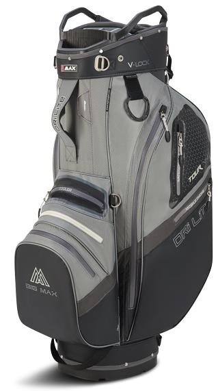 Big Max Dri Lite V-4 Organizer cart bag, gris/negro