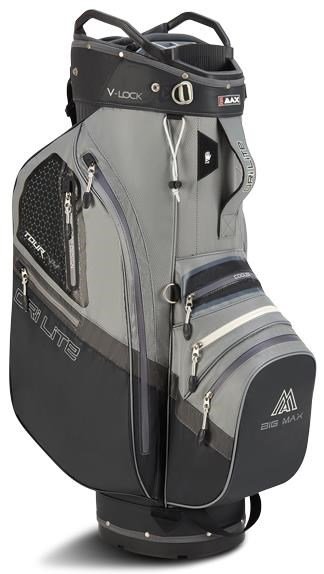 Big Max Dri Lite V-4 Organizer cart bag, gris/negro