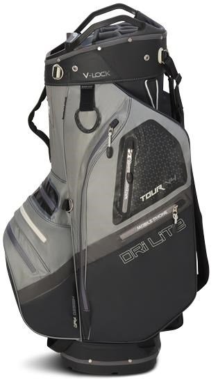 Big Max Dri Lite V-4 Organizer cart bag, gris/negro