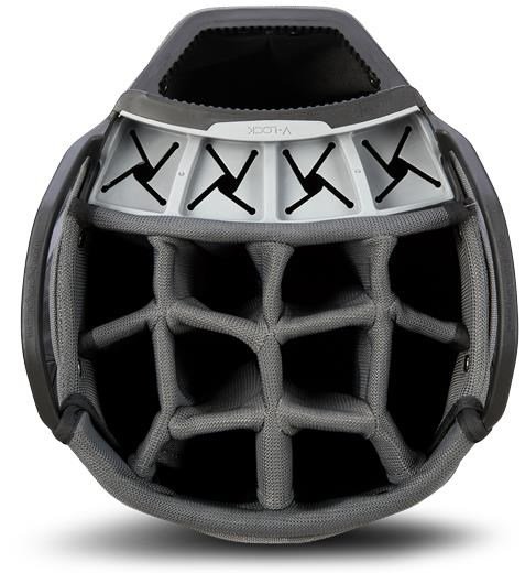 Big Max Dri Lite V-4 Organizer cart bag, gris/negro