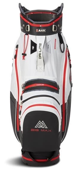 Big Max Dri Lite V-4 Organizer cart bag, negro/blanco/rojo