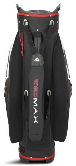 Big Max Dri Lite V-4 Organizer cart bag, negro/blanco/rojo