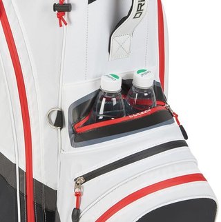 Big Max Dri Lite V-4 Organizer cart bag, negro/blanco/rojo