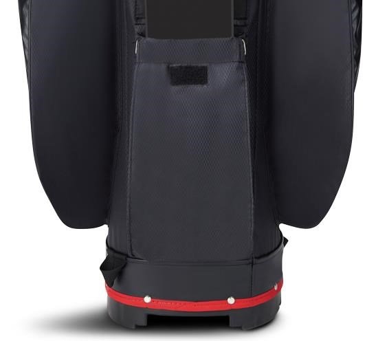 Big Max Dri Lite V-4 Organizer cart bag, negro/blanco/rojo