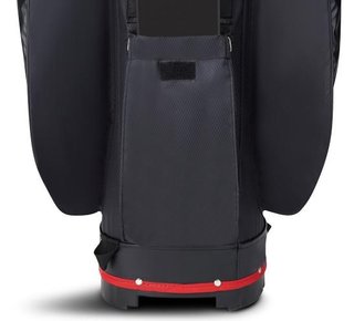 Big Max Dri Lite V-4 Organizer cart bag, negro/blanco/rojo