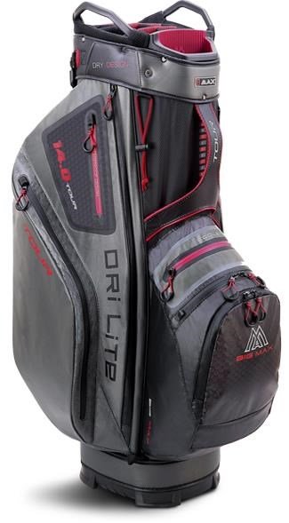 Big Max Dri Lite Tour cart bag, negro/carbón/merlot