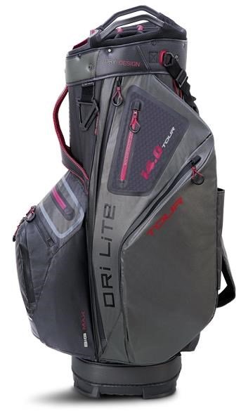 Big Max Dri Lite Tour cart bag, negro/carbón/merlot