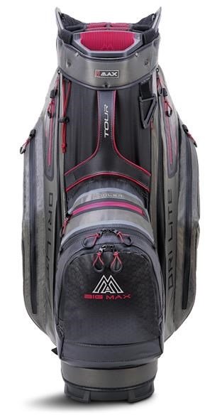Big Max Dri Lite Tour cart bag, negro/carbón/merlot