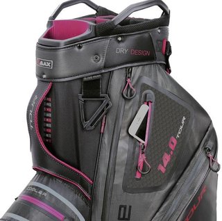 Big Max Dri Lite Tour cart bag, negro/carbón/merlot