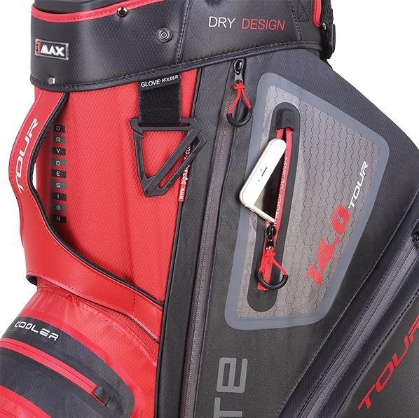 Big Max Dri Lite Tour cart bag, rojo/negro
