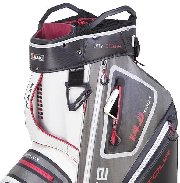 Big Max Dri Lite Tour bolsa de carro, blanco/gris/negro/merlot