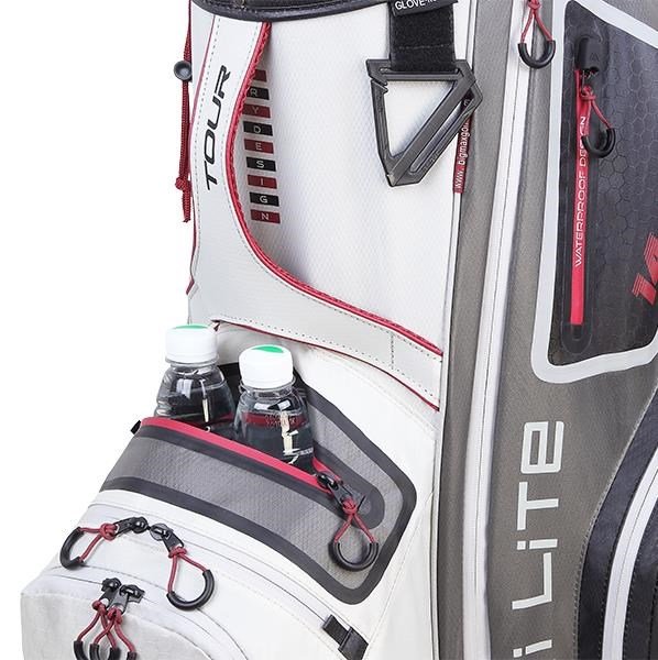 Big Max Dri Lite Tour bolsa de carro, blanco/gris/negro/merlot