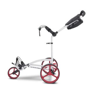 Big Max Autofold FF carrito de golf manual, blanco/rojo