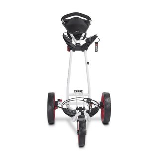 Big Max Autofold FF carrito de golf manual, blanco/rojo
