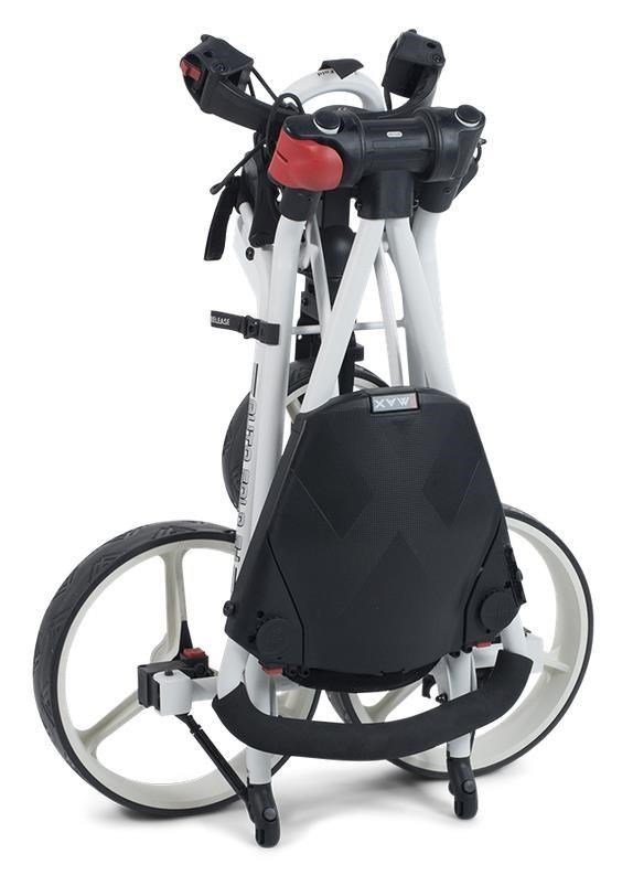 Big Max Autofold FF carrito de golf manual, blanco/rojo