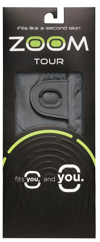 Zoom Zoom Tour guante de golf para hombre, gris