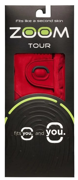 Zoom Zoom Tour guante de golf para mujer, rojo