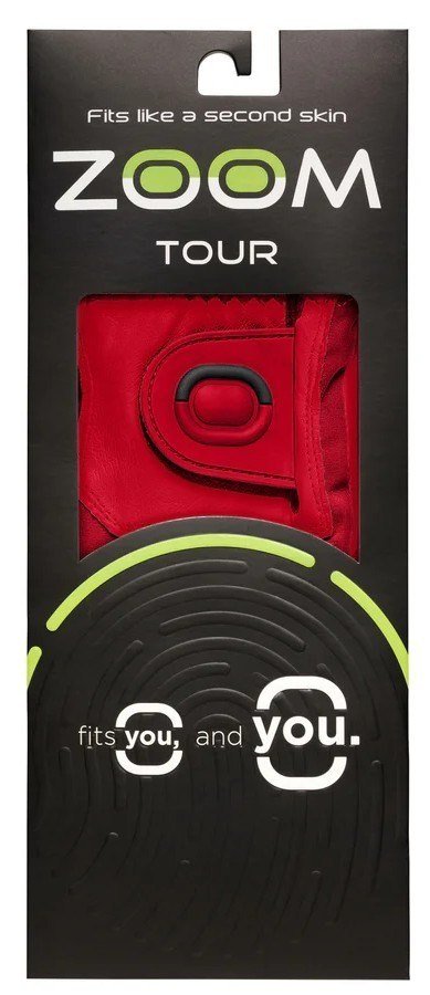 Zoom Zoom Tour guante de golf para mujer, rojo
