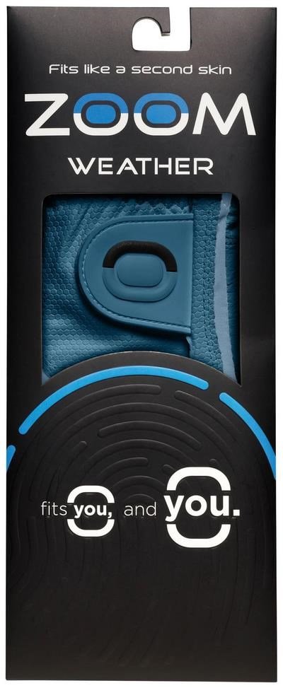 Zoom Zoom Weather guante de golf para mujer, azul